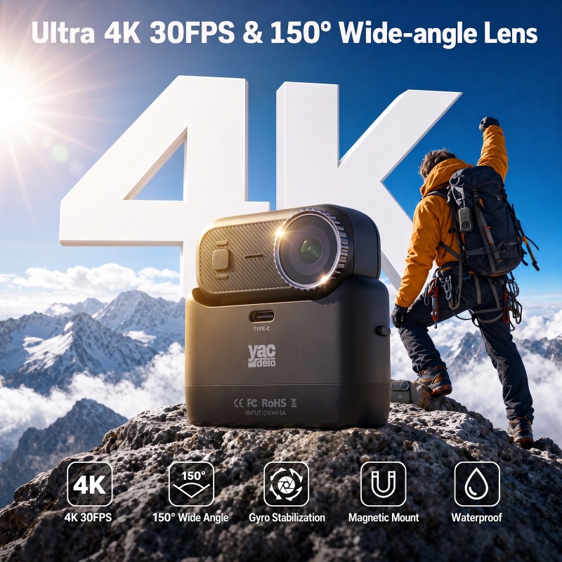 Camera Bag Waterproof - กล้องแอคชั่น APEX Action 4K กล้องมินิ POV
