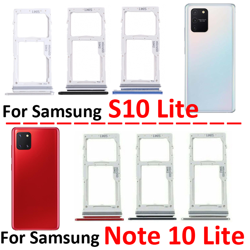Memory Card Case - ถาดใส่ซิมการ์ดใหม่สำหรับโทรศัพท์ Samsung Galaxy S10 Lite G770
