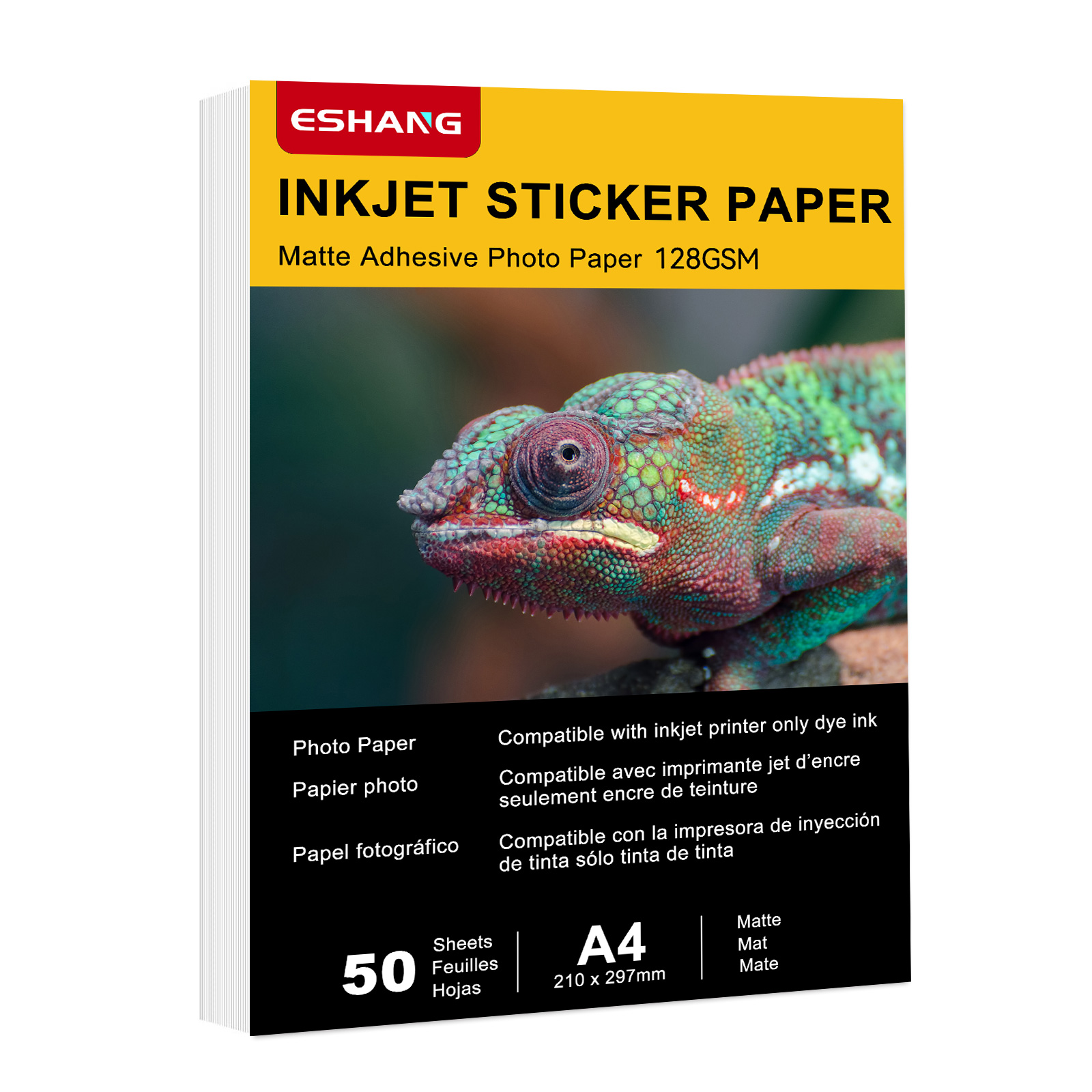 Photography Paper - A4 128 GSM 50 แผ่นกาวพิมพ์ Matte
