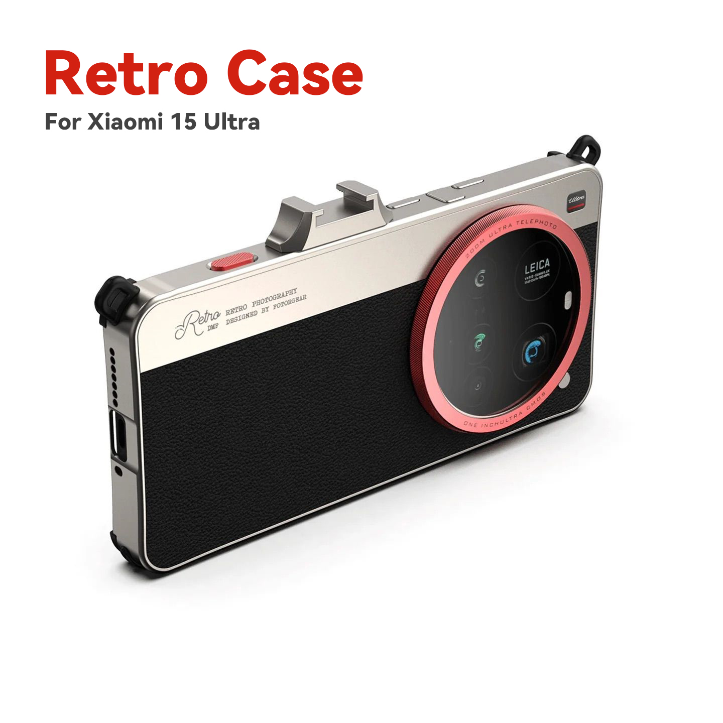 Photography Xiaomi 15 Ultra - Fotorgear Retro Classic Seriesเคสโทรศัพท์สําหรับXiaomi 15 Ultraการถ่ายภาพอุปกรณ์เสริมรองรับตัวกรอง