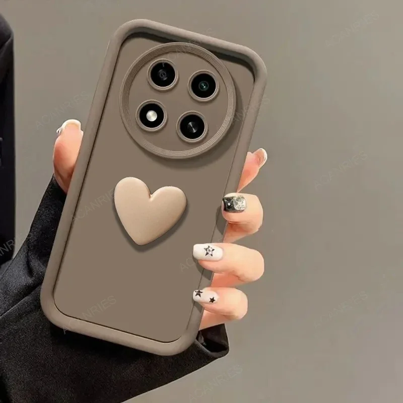 Photography Xiaomi 15 Ultra - เคสซิลิโคนรูปหัวใจ 3 มิติ น่ารัก สำหรับ Xiaomi
