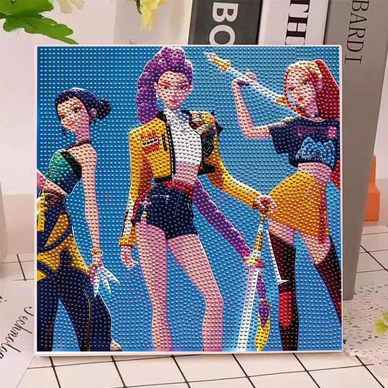 Photography Anime - ชุดภาพวาดเพชร 5 มิติ ลายอนิเมะฮันเตอร์ส กลิม ไมล่า