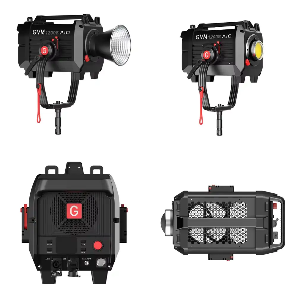 Photography Lighting - ไฟสปอตไลท์วิดีโอ GVM SD1200B AIO 1200W สำหรับการถ่ายภาพ