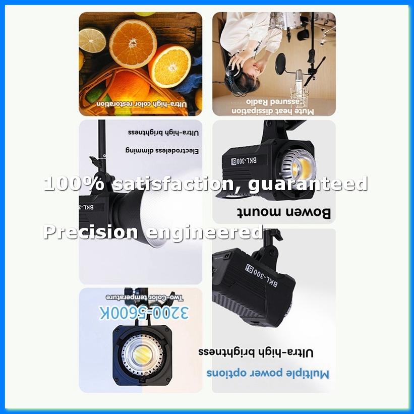 Photography Lighting - ไฟวิดีโอ LED แบบไบ 300W, ไฟ LED