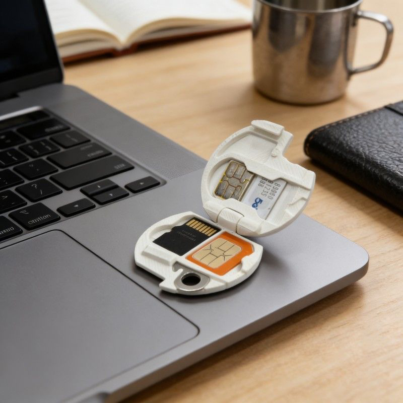 ที่ใส่ซิมการ์ดและการ์ด TF แบบพ - Memory Card Case บทวิจารณ์และราคา