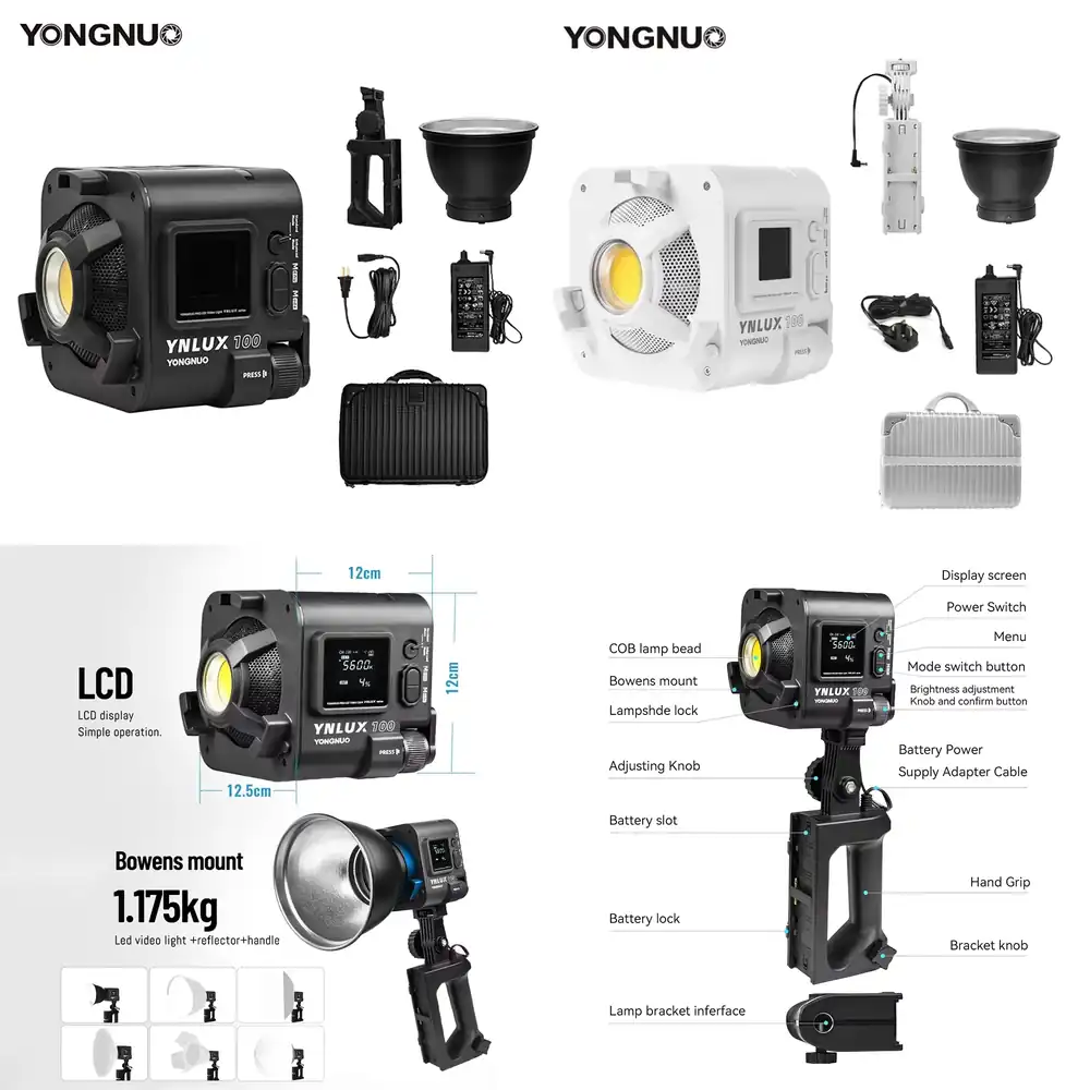 ไฟวิดีโอ LED แบบพกพา YONGNUO Y - Photography Lighting บทวิจารณ์และราคา