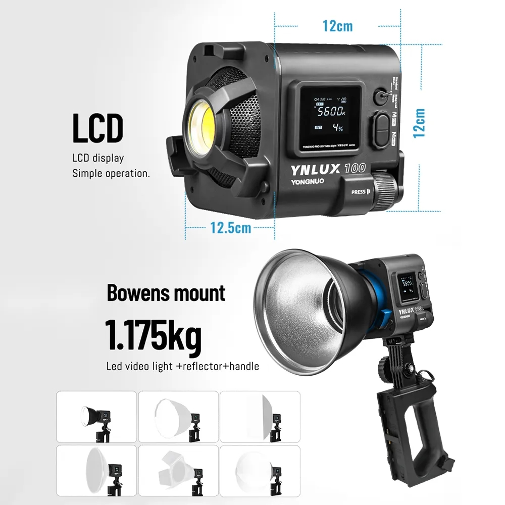 ไฟวิดีโอ LED แบบพกพา YONGNUO Y - Photography Lighting บทวิจารณ์และราคา