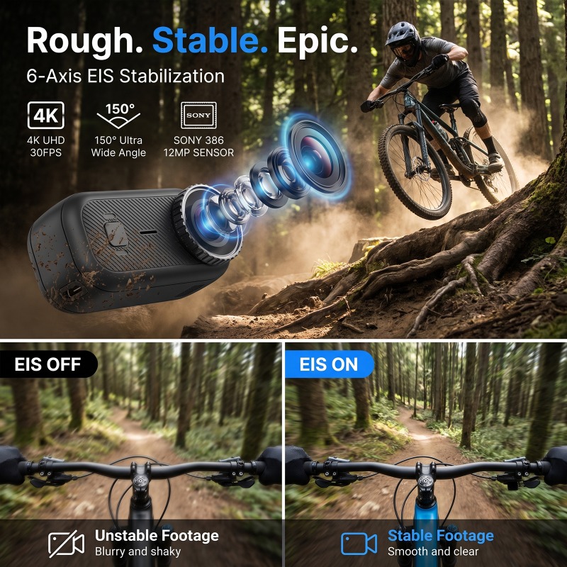 กล้องแอคชั่น APEX Action 4K กล - Camera Bag Waterproof บทวิจารณ์และราคา