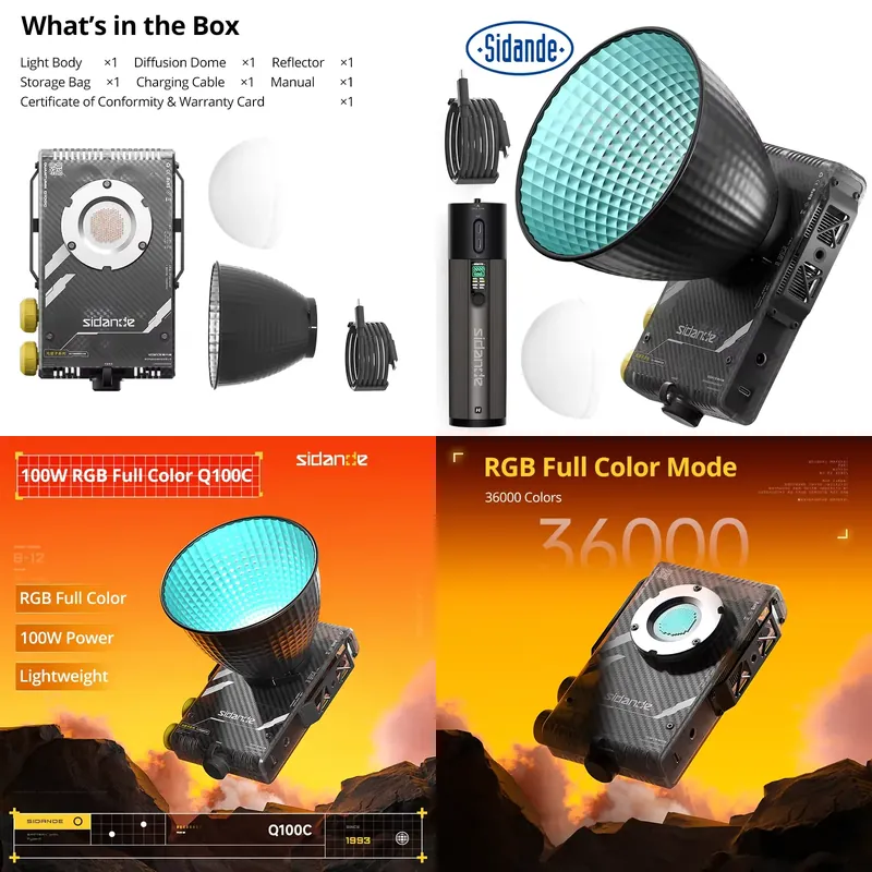 แบรนด์สำหรับ Sidande Q100C Q10 - Photography Lighting บทวิจารณ์และราคา