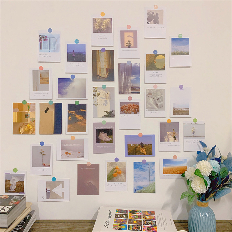 30 ชิ้น โปสเตอร์ศิลปะโรแมนติก  - Photography Background บทวิจารณ์และราคา