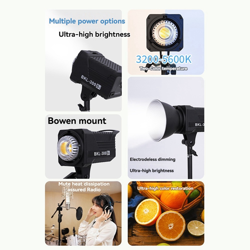 ไฟวิดีโอ LED แบบไบ 300W, ไฟ LE - Photography Lighting บทวิจารณ์และราคา