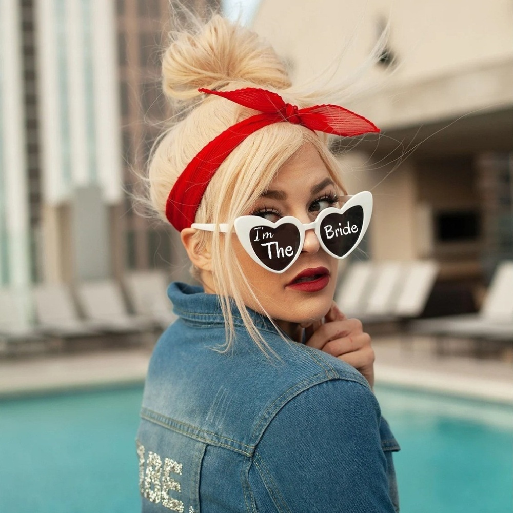 แว่นตาแต่งงานสีขาว I'm The Bri - Photography Interest บทวิจารณ์และราคา