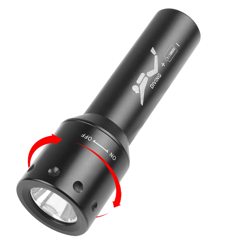 ไฟฉายดำน้ำ LED รุ่นใหม่ T6 ระย - Photography Lighting บทวิจารณ์และราคา