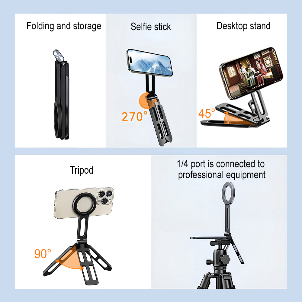 ที่ยึดโทรศัพท์แม่เหล็กแบบสี่แก - Photography Lighting บทวิจารณ์และราคา